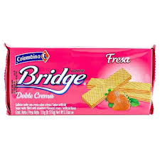 Gaufrettes Bridge Fresa Colombina