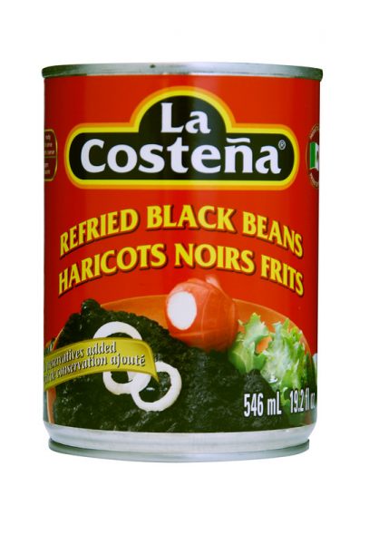 Haricots noirs frits La Castena