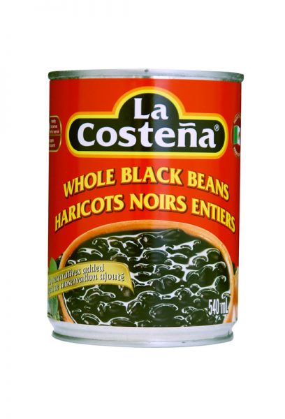 Haricots noirs entiers La Castena